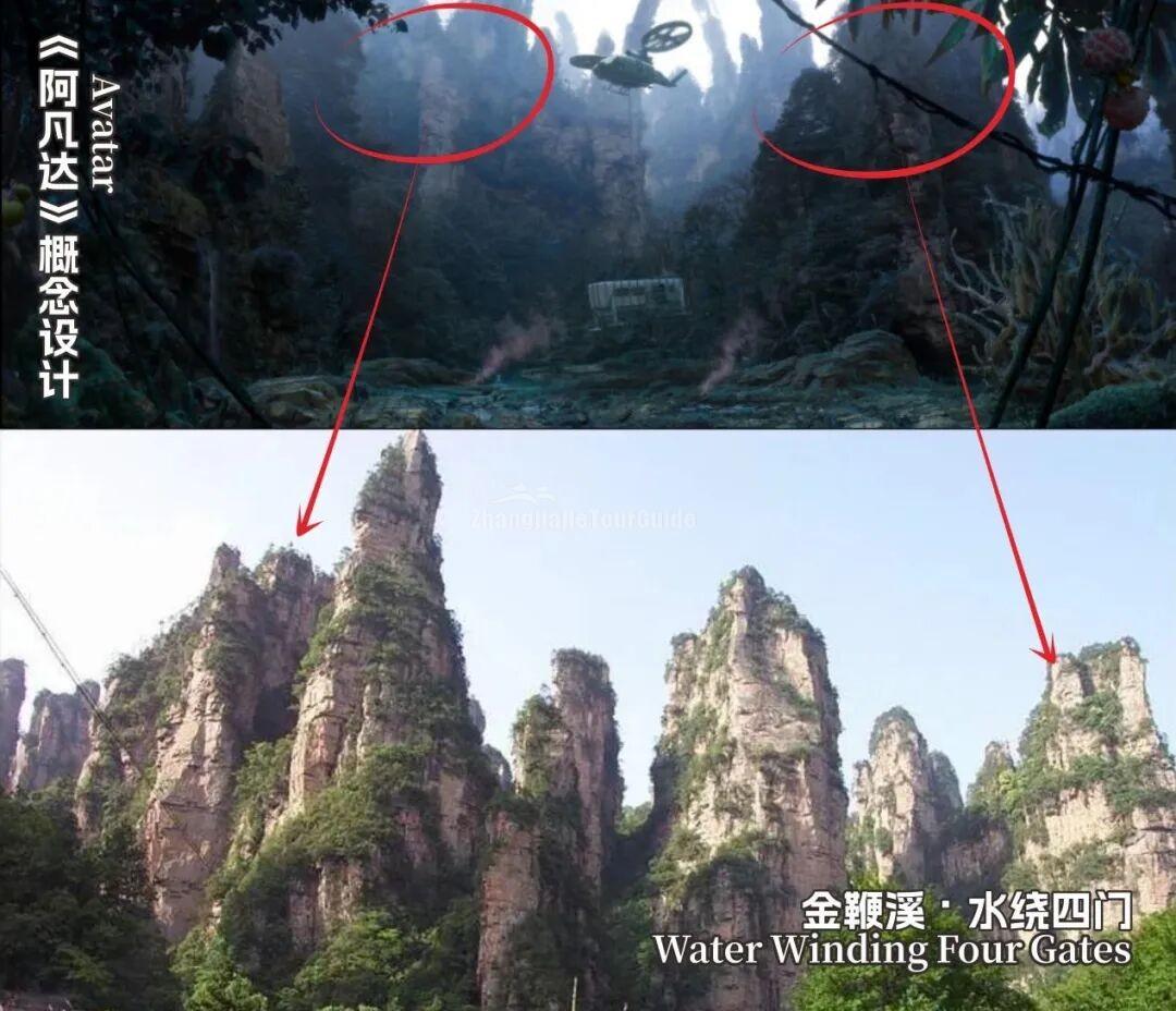 Water Winding Around Four Gates - Avatar Filming Locations