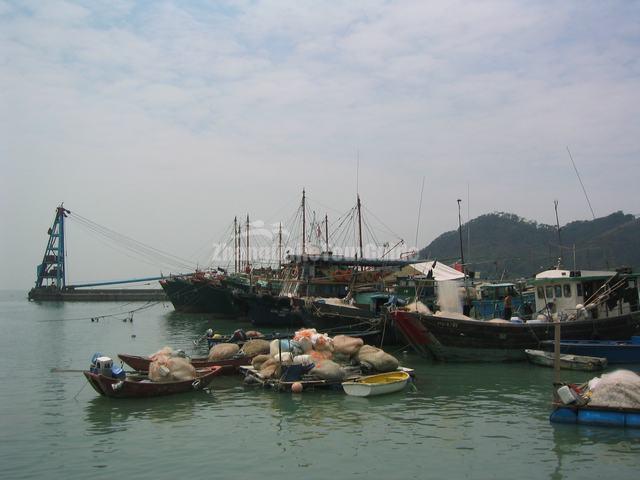 Hong Kong Tai O Fishing Village Ships