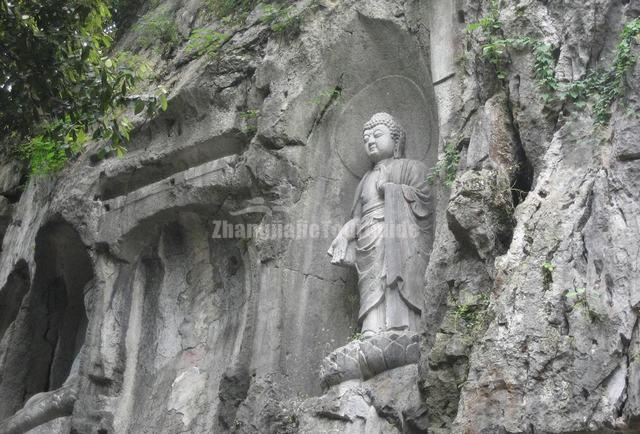 Vulture Peak Guanyin Carved Stone Hangzhou