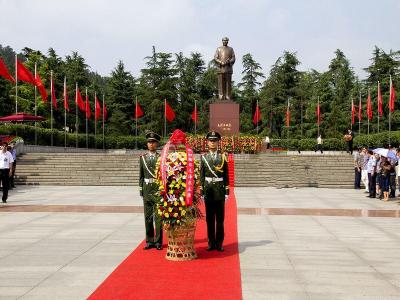 Mao Zedong Bronze Statue Square Shaoshan 