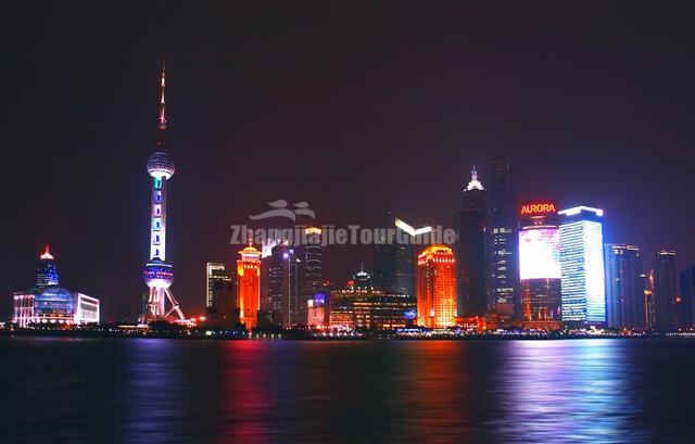 Oriental Pearl TV Tower Night Scene Shanghai