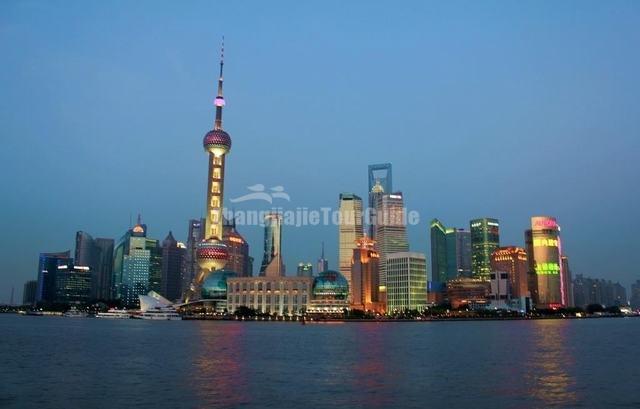 Oriental Pearl TV Tower Scenery Shanghai