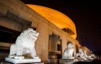 Shanghai Museum Lifelike Stone Lions