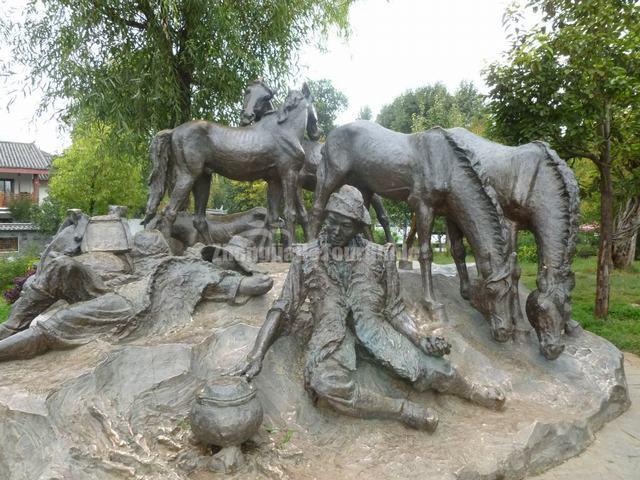 Shuhe Old Town Stone Sculpture Yunnan