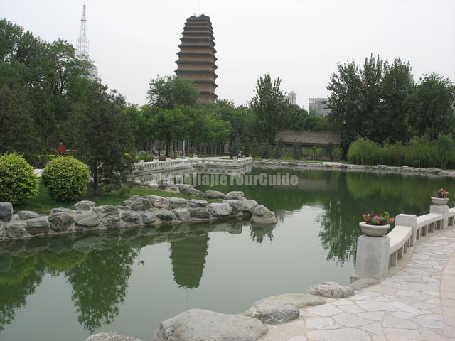 Small Goose Pagoda Charming Landscape Xian