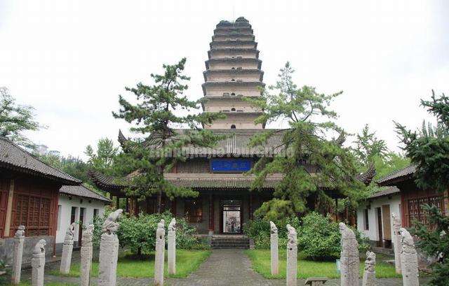 Small Goose Pagoda Building