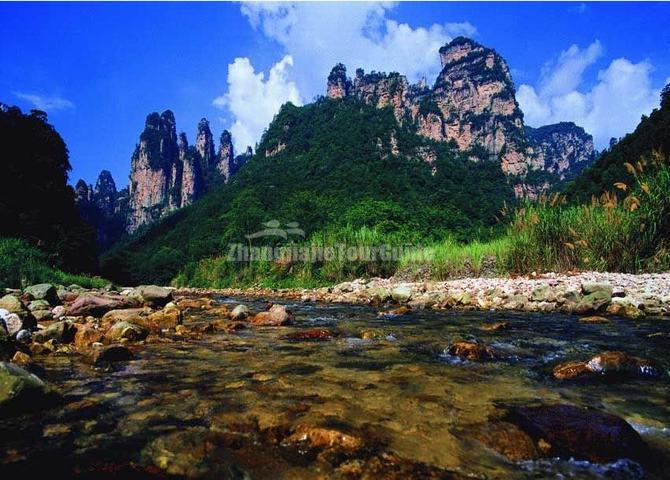 The Golden Whip Brook at Zhangjiajie Suoxi Valley Nature Reserve