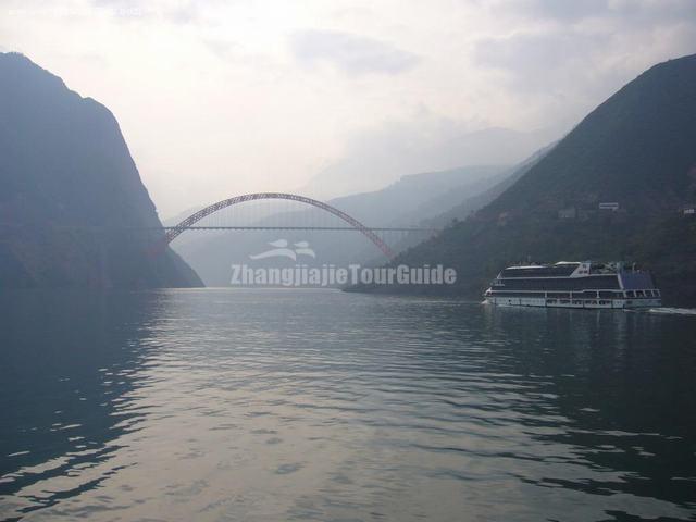 Three Gorges in Misty Day China