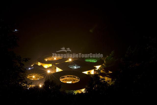 Tianluokeng Tulou Cluster Night Scene Fujian