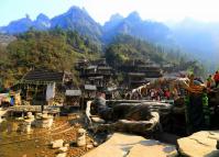 The Outdoor Scene of Tianmen Fox Fairy Show