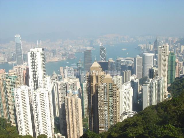 Hong Kong Victoria Peak Landscape 