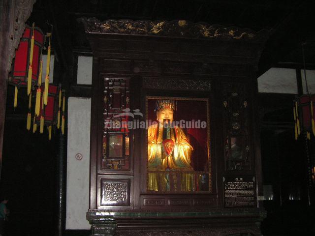Wuhou Memorial Temple Emperor Statue Chengdu