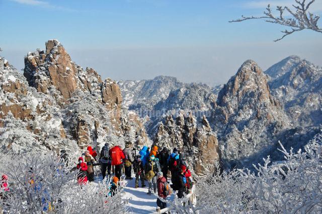 Huangshan Mountain Snow Scenery