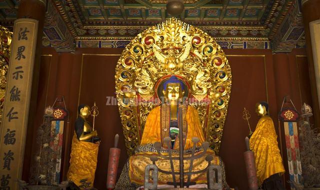 The Figure of Buddha at Yonghe Temple