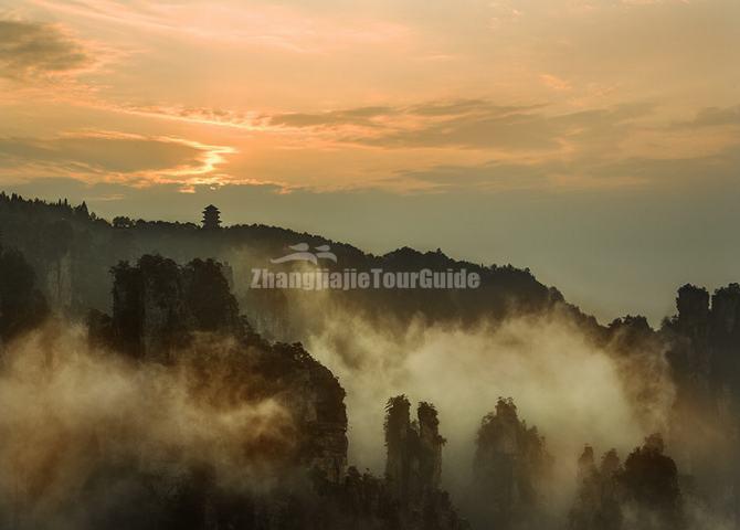 Zhangjiajie National Forest Park Sunrise