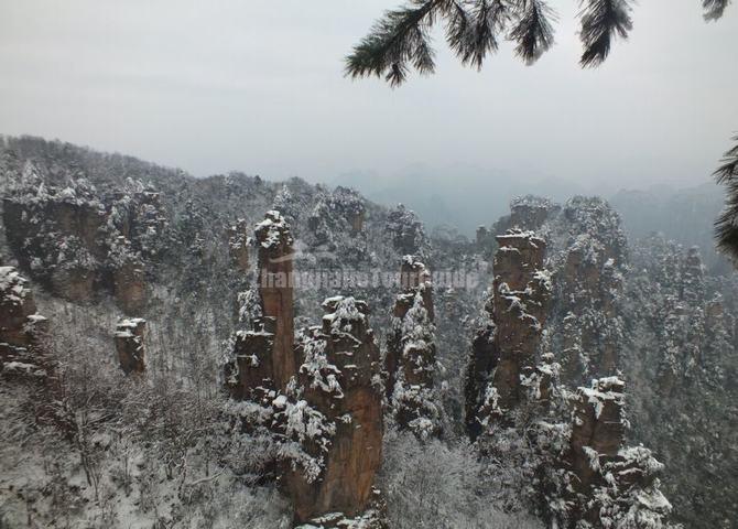 Zhangjiajie National Forest Park January